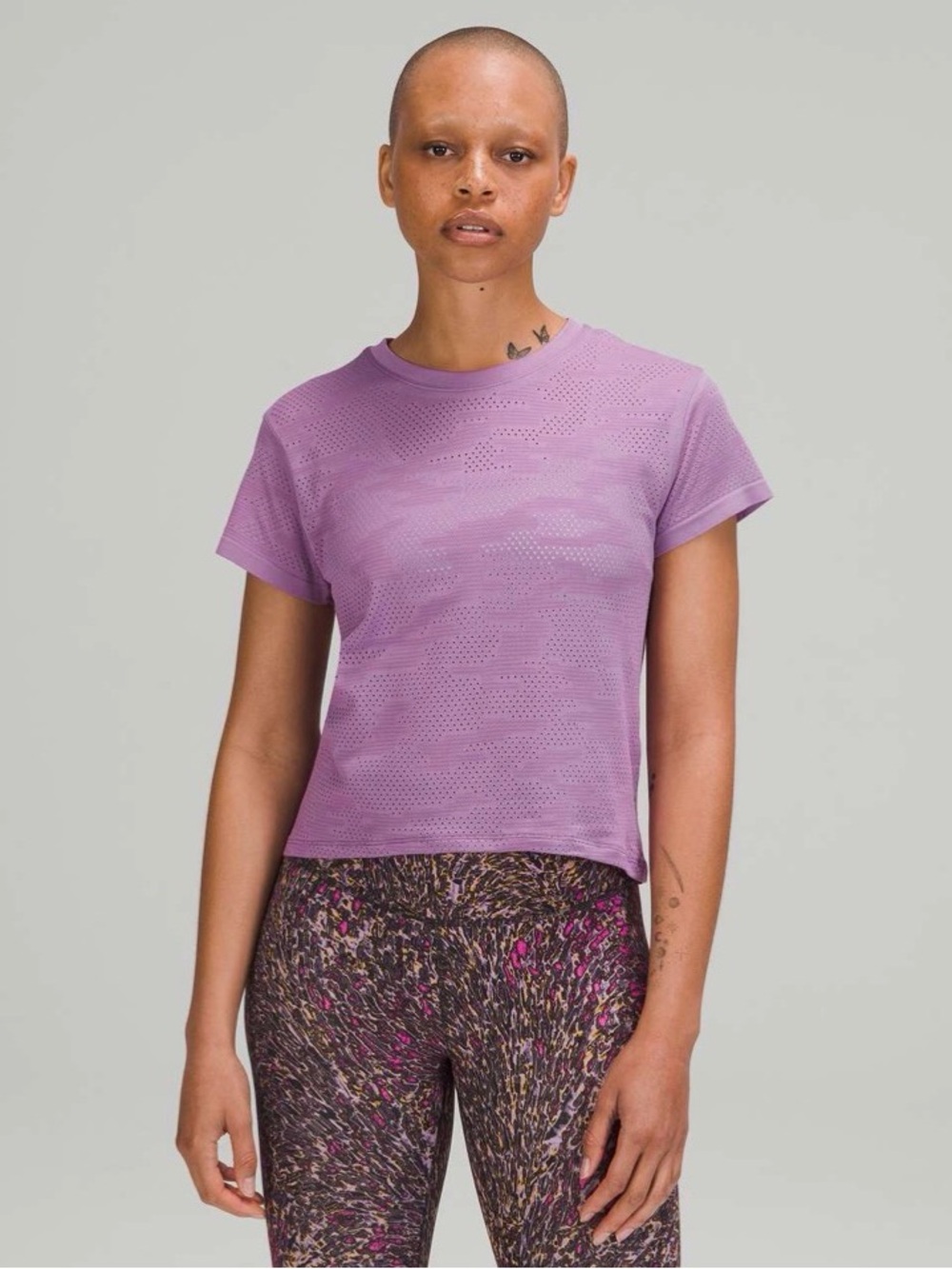 Lululemon Train to Be Short Sleeve Shirt *Camo
Dot Camo Wisteria Purple
